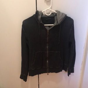 New condition John Varvatos zip up hoodie